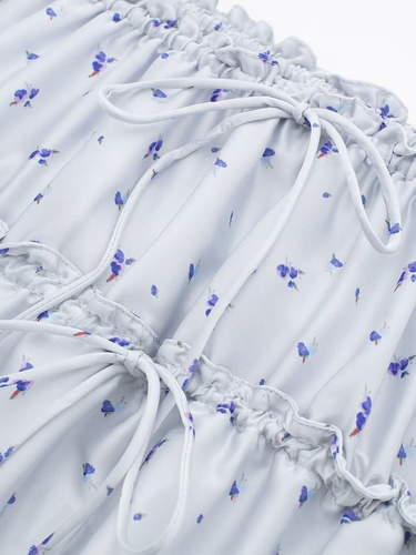Levoire | Nouveau haut décoratif de fleurs superposées/conception de fleurs avec ourlet arrière