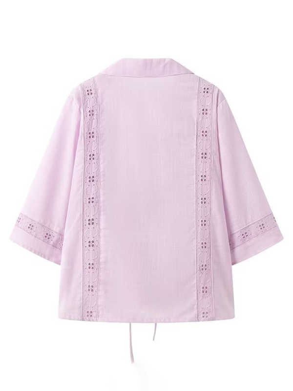 Levoire | Pour femmes Sans manches Chemisier à manches courtes + Pantalon court Ensemble