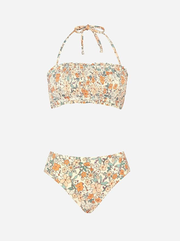Levoire | Femme Resort Plage Bande Bikini Fleurs