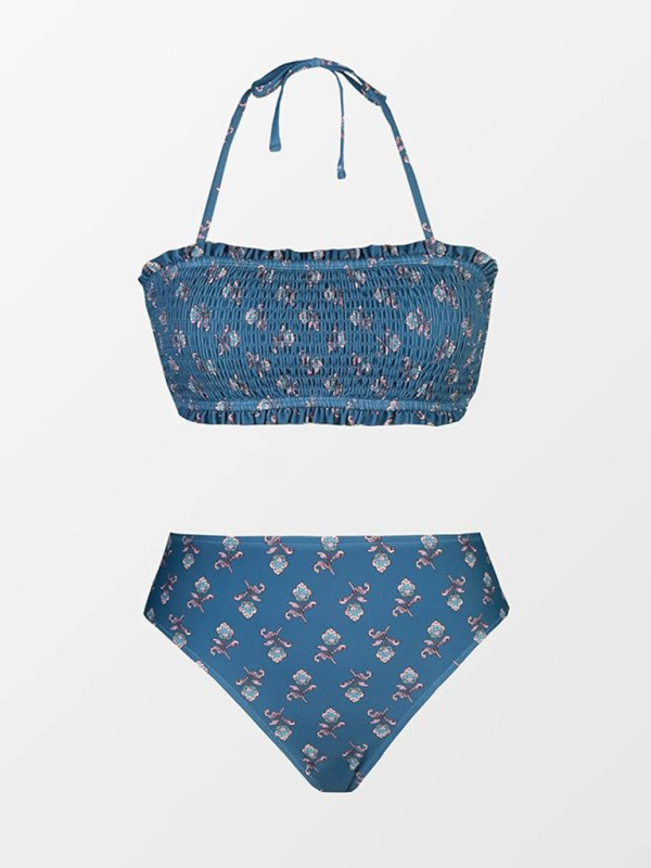 Levoire | Femme Resort Plage Bande Bikini Fleurs