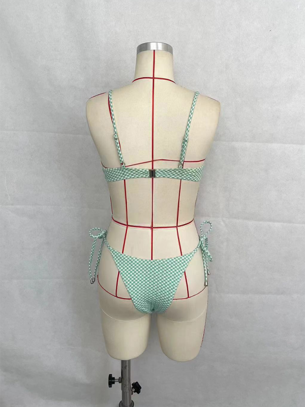 Levoire | Mode Femme Maillot de Bain String à Rayures S'accord