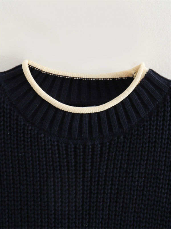 Levoire | Nouveau moderne gilet en tricot pour femmes avec encolure ronde et découpe au dos