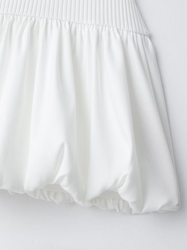 Levoire | Femmes Nouvelle Tenue de Loisirs Sans Manches Forme Bouffante Robe Côtelée
