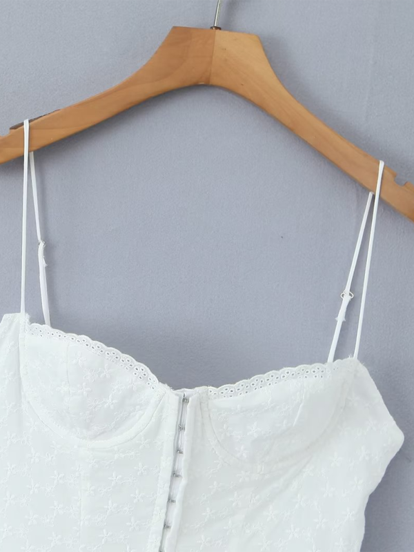 Levoire | Femme Robe à bretelles Pointue taille haute slim