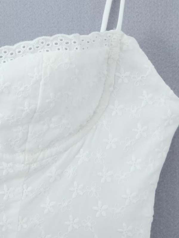 Levoire | Femme Robe à bretelles Pointue taille haute slim