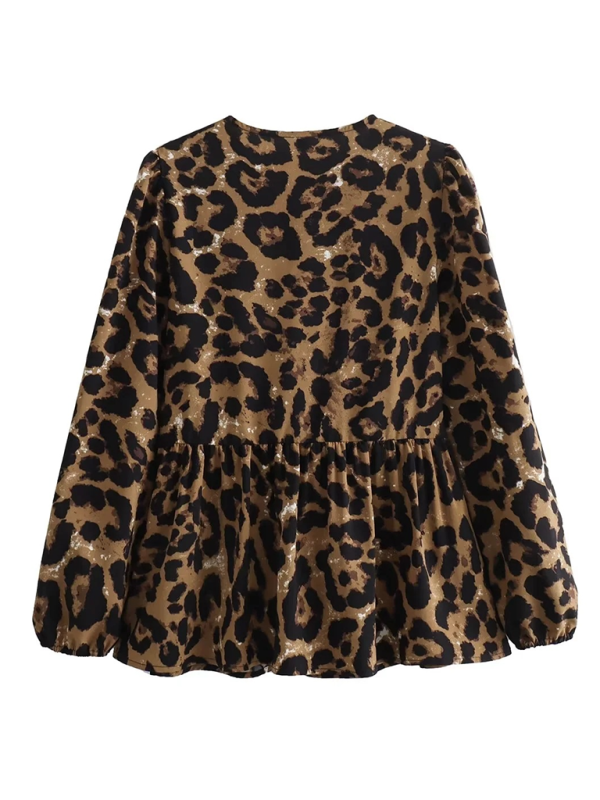 Levoire | Femme Mode de Rue Nœud Chemise à Manches Longues