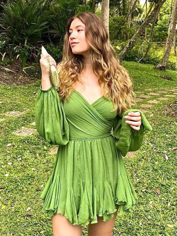 Levoire | Robe sexy décolleté en V sans épaule à la mode