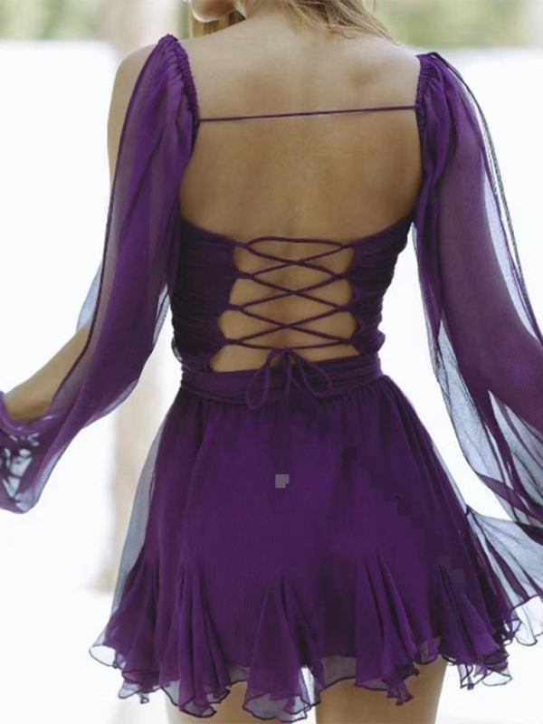 Levoire | Robe sexy décolleté en V sans épaule à la mode