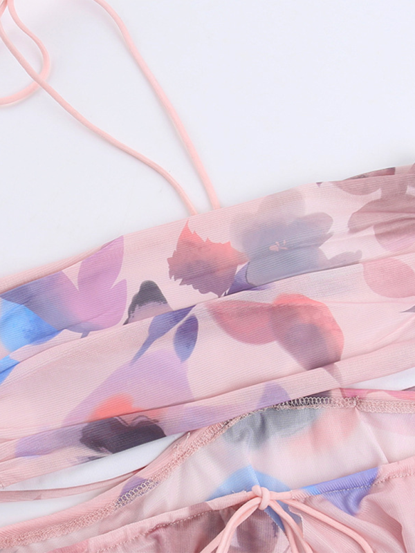Levoire | Femme nouvelle combinaison de couleurs motif plissé top tube dos nu