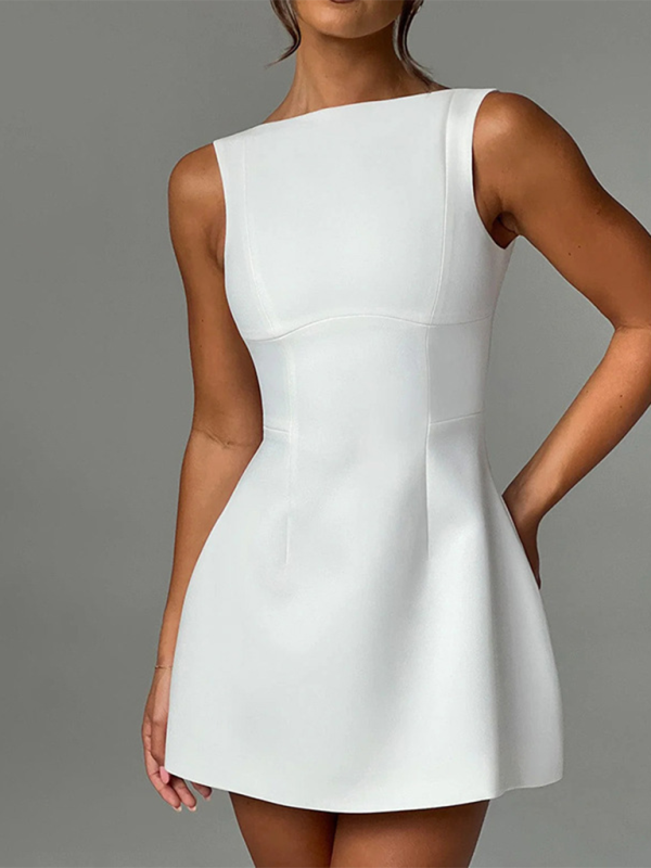 Levoire | Nouvelle Sexy Slim Dos Nu Débardeur Robe de Base