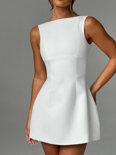 Levoire | Nouvelle Sexy Slim Dos Nu Débardeur Robe de Base