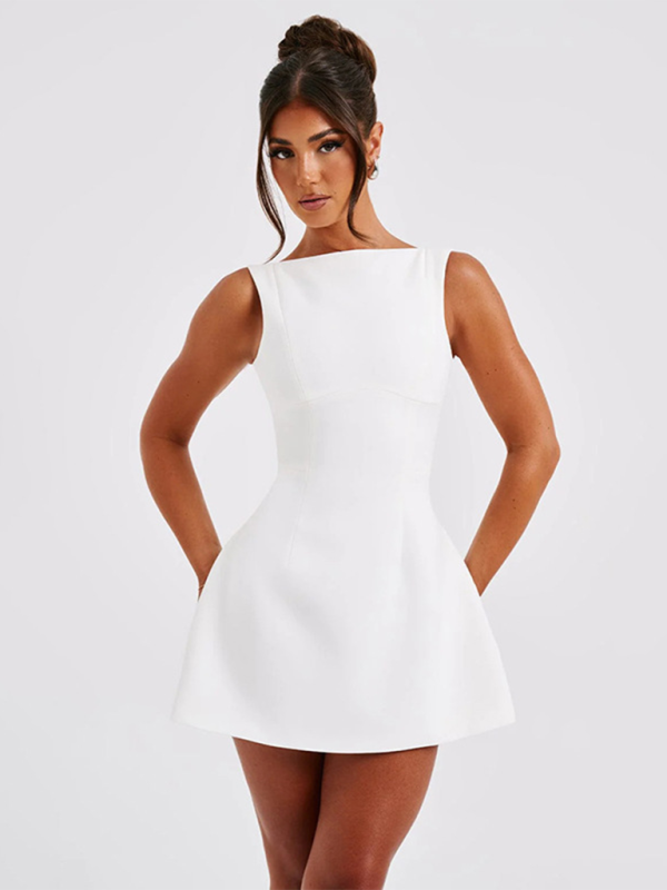 Levoire | Nouvelle Sexy Slim Dos Nu Débardeur Robe de Base