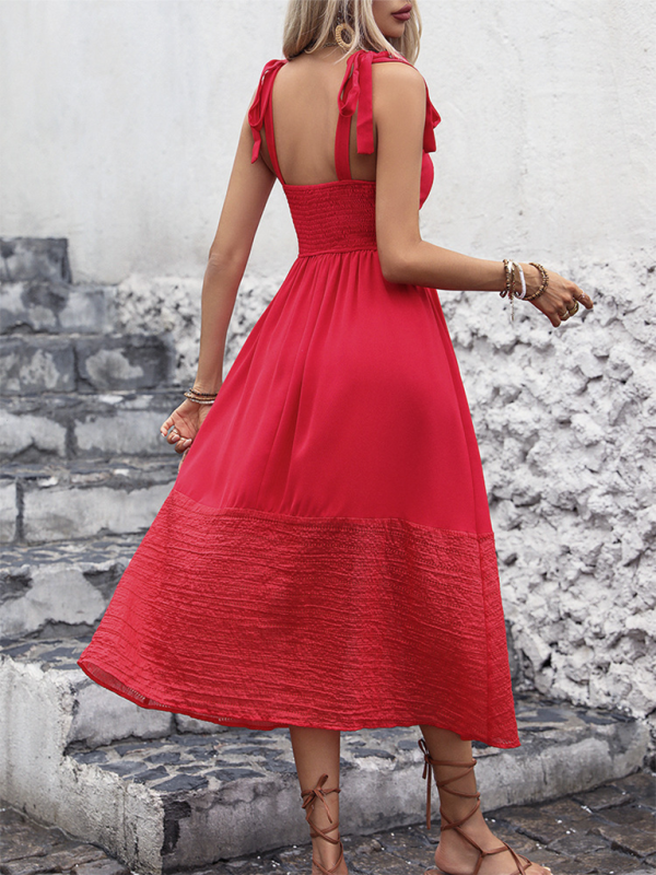 Levoire | Nouvelle Robe Sans Manches à Lacer pour Dame de Loisirs de Vacances