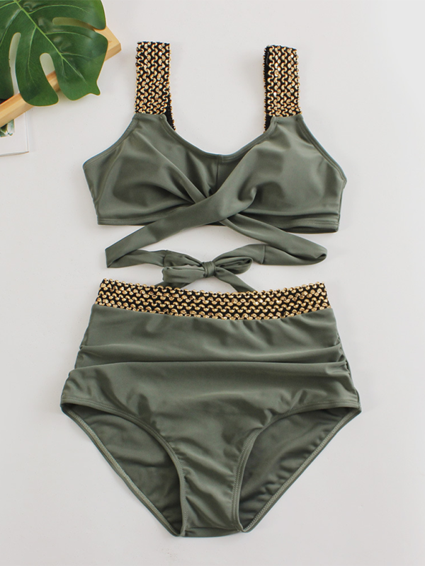 Levoire | Femme Bikini Deux-pièces sexy Découpe croisée