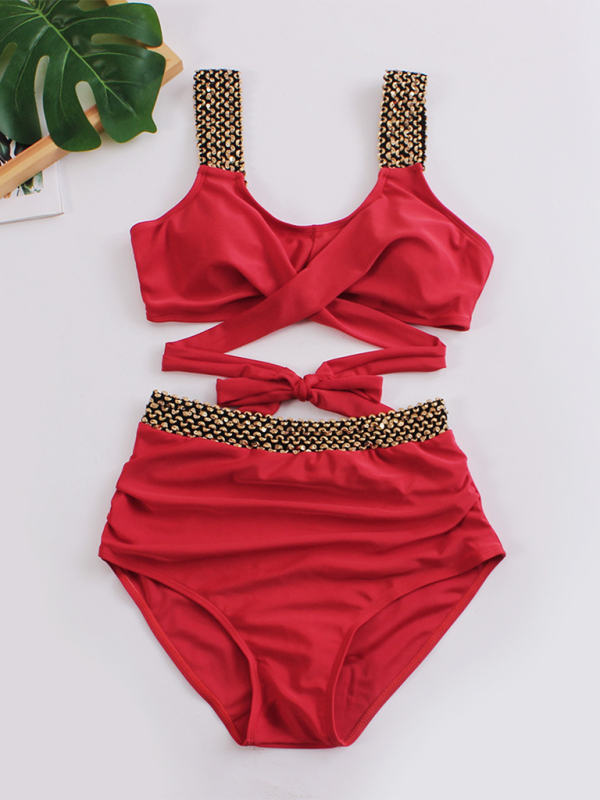 Levoire | Femme Bikini Deux-pièces sexy Découpe croisée
