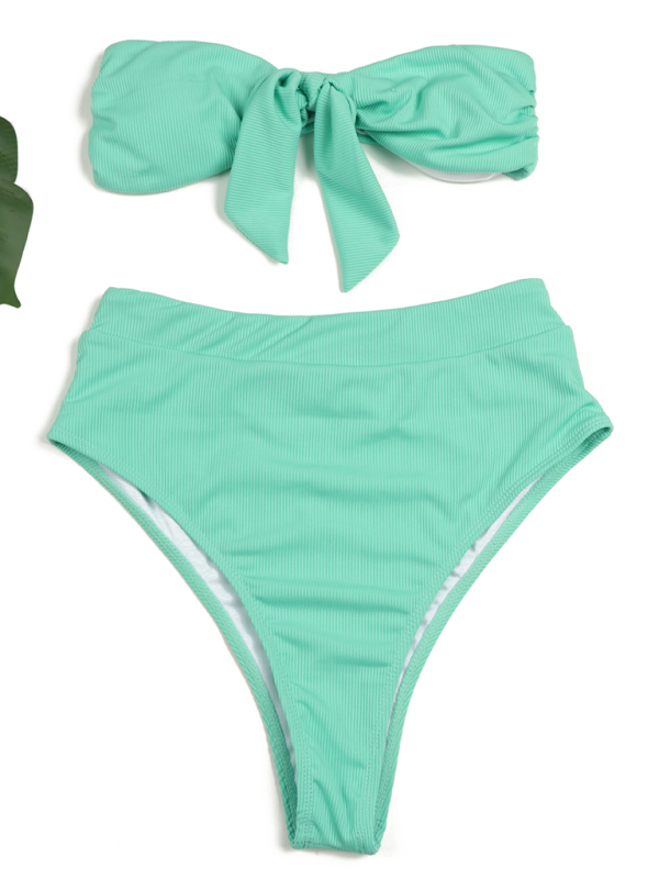 Levoire | Femme Taille haute Bikini Tube haut Maillot de bain