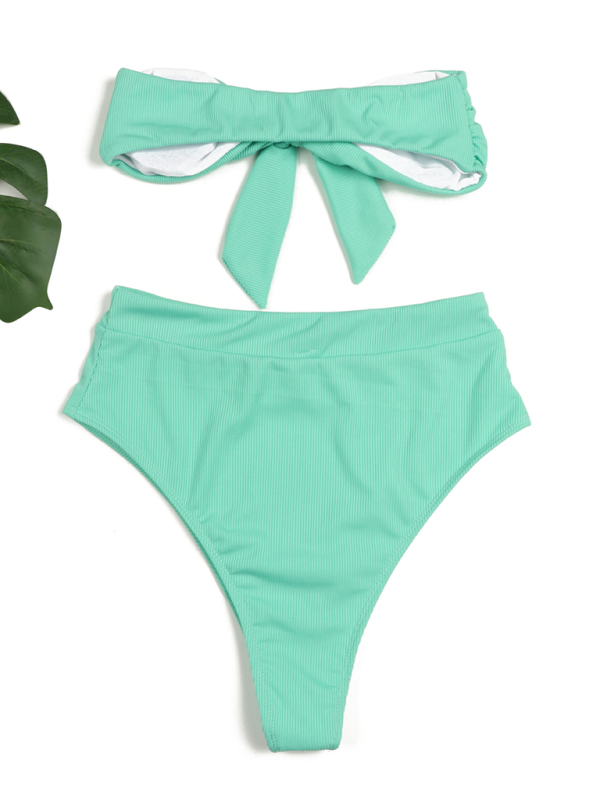 Levoire | Femme Taille haute Bikini Tube haut Maillot de bain