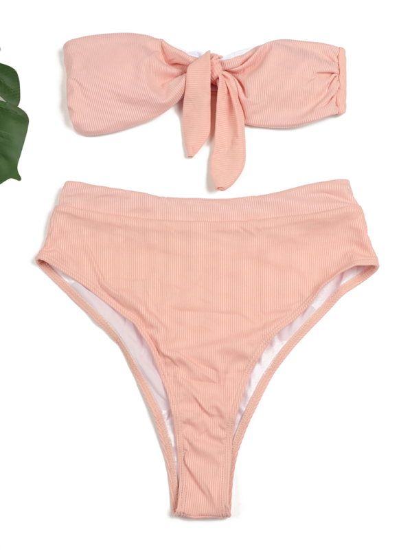 Levoire | Femme Taille haute Bikini Tube haut Maillot de bain