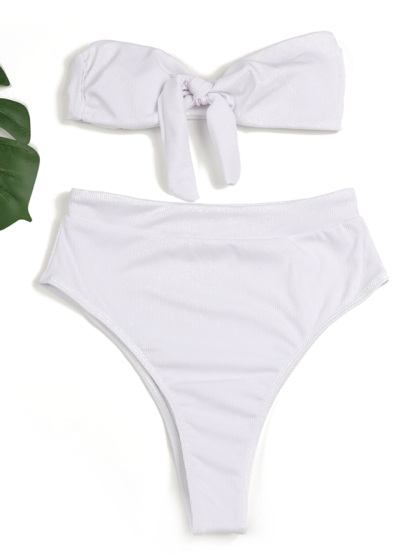 Levoire | Femme Taille haute Bikini Tube haut Maillot de bain