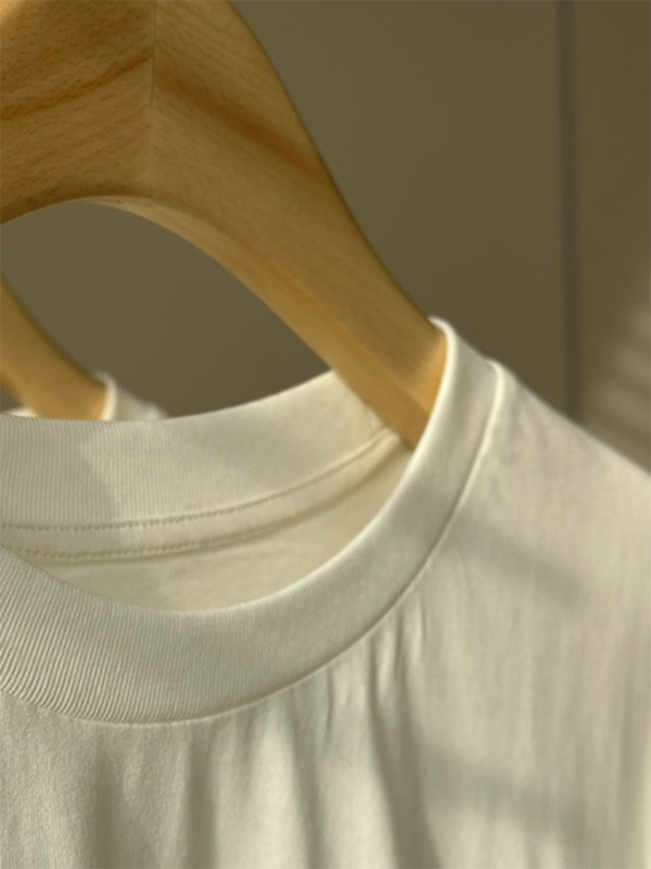 Levoire | Imprimé Lettre Lâche Largeur Col Rond Manches Courtes T-shirt