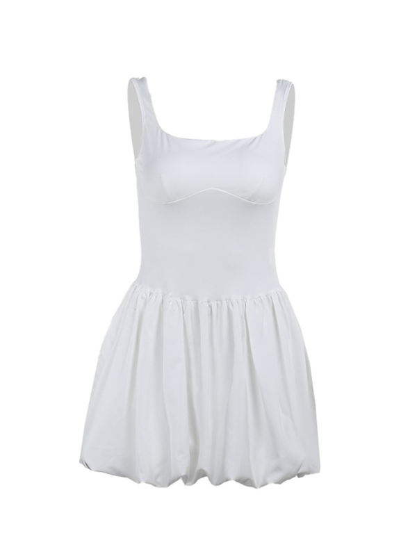 Levoire | Robe à bretelles unie sexy