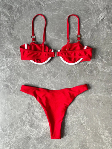 Levoire | Nouveau Maillot de Bain Femme Taille Basse Sexy Uni Ensemble