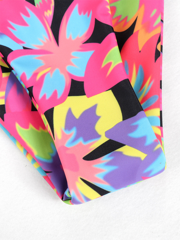Levoire | Nouveau maillot de bain deux pièces quatre pièces sexy dos nu bikini imprimé