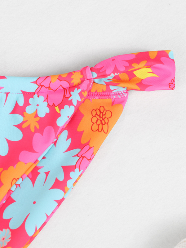 Levoire | Nouveau maillot de bain deux pièces quatre pièces sexy dos nu bikini imprimé