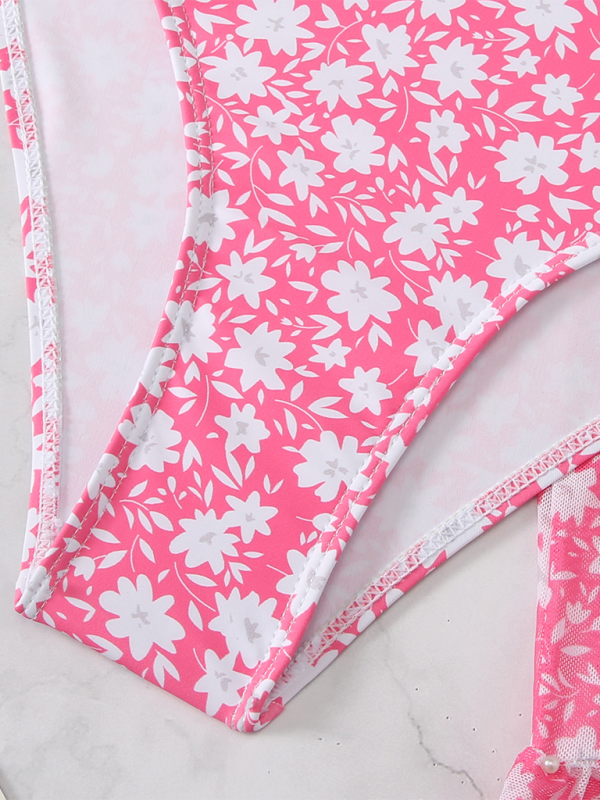 Levoire | Nouveau maillot de bain trois pièces dame petit fleuri bikini