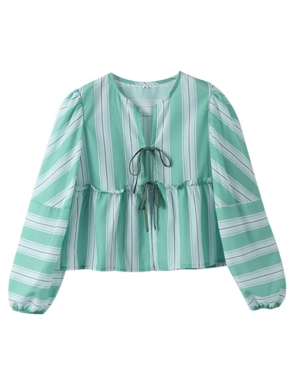 Levoire | Nouvelles robes à rayures à manches courtes avec ceinture
