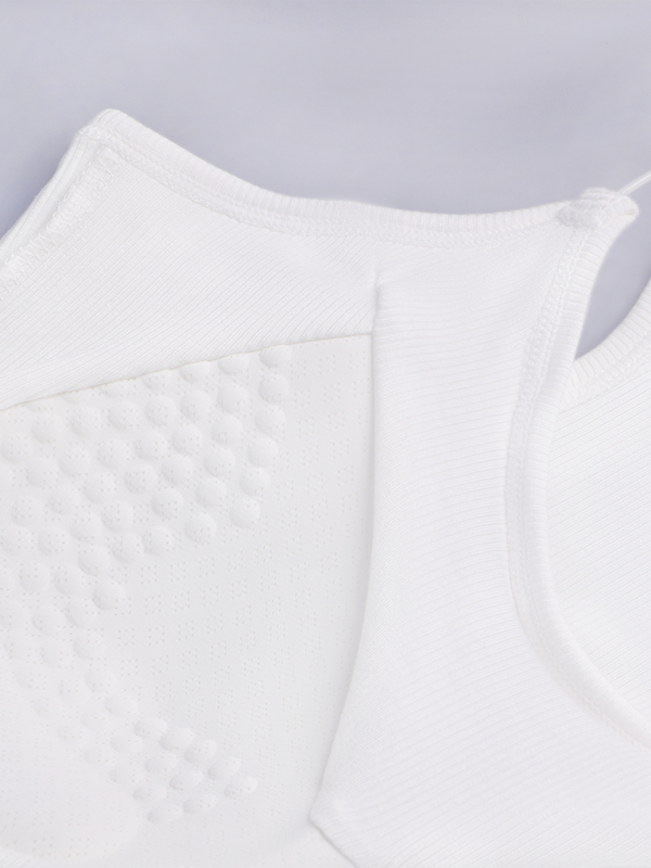 Levoire | Femme-Camisole avec haut côtelé rembourré