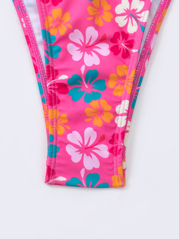Levoire | Bikini sexy à lacets imprimé en triangle