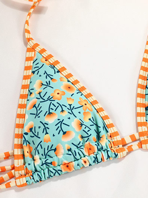 Levoire | Nouveau maillot de bain sexy à imprimé en couleur contrastée