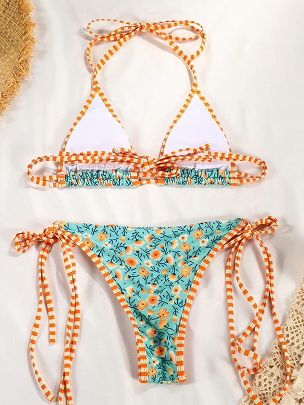 Levoire | Nouveau maillot de bain sexy à imprimé en couleur contrastée