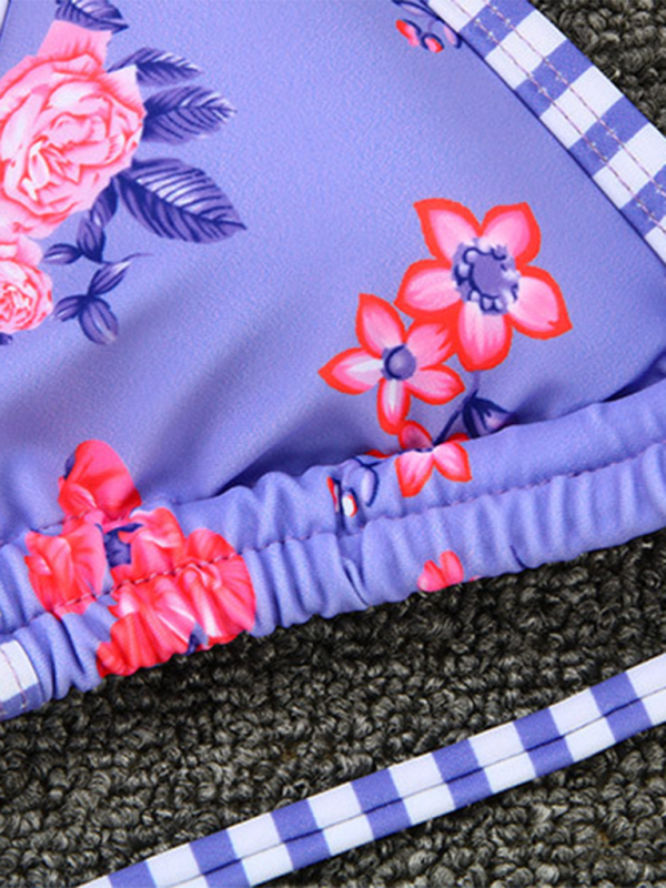 Levoire | Nouveau maillot de bain sexy à imprimé en couleur contrastée