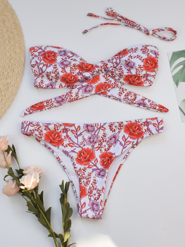 Levoire | Nouvelle combinaison de bain fendue et sexy à fleurs pour femmes