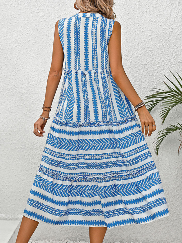 Levoire | Robe d'été sans manches bohème pour femmes