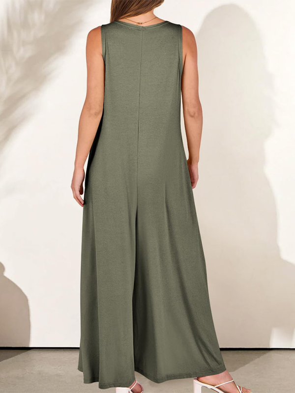 Levoire | Robe Décontractée Unicolore à Décolleté en V
