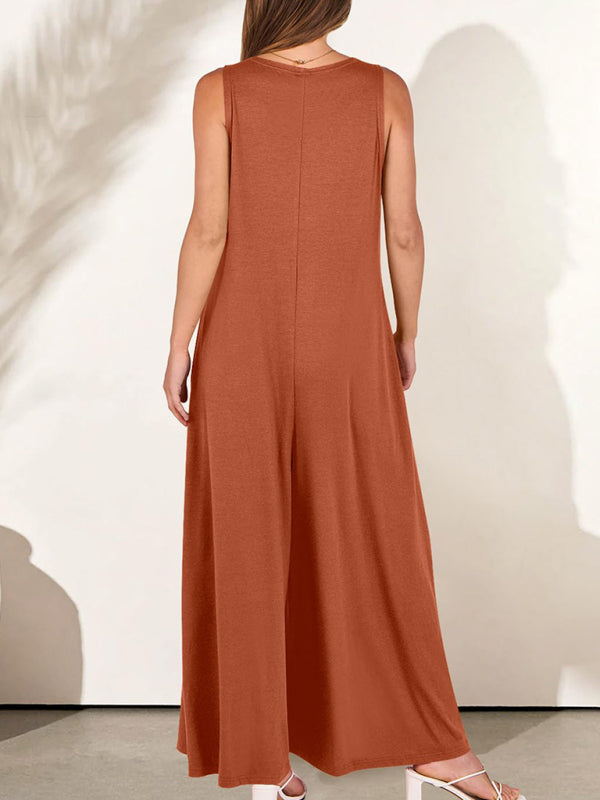 Levoire | Robe Décontractée Unicolore à Décolleté en V