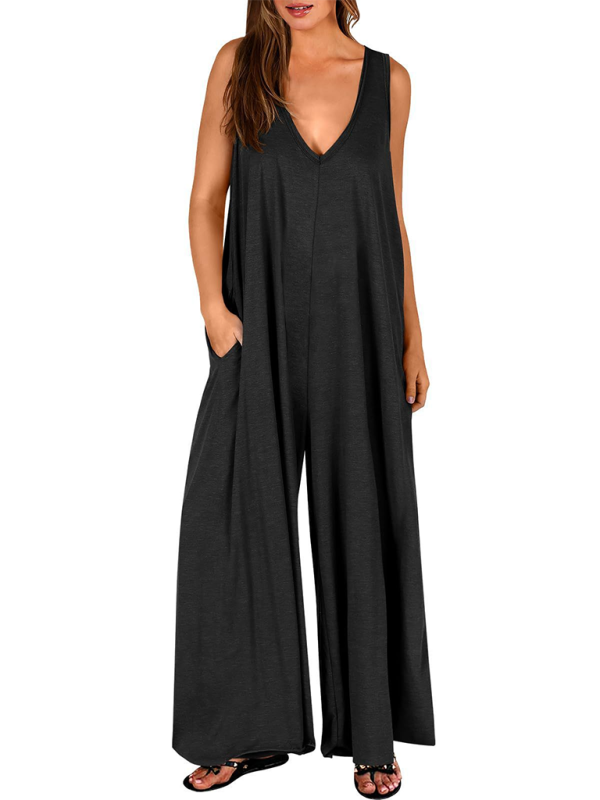 Levoire | Robe Décontractée Unicolore à Décolleté en V