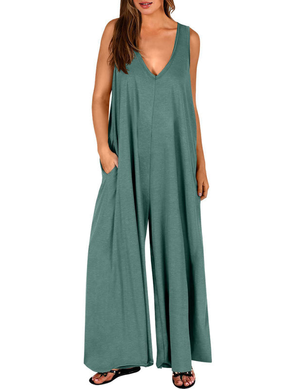 Levoire | Robe Décontractée Unicolore à Décolleté en V