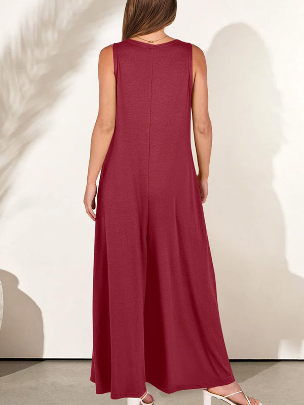 Levoire | Robe Décontractée Unicolore à Décolleté en V