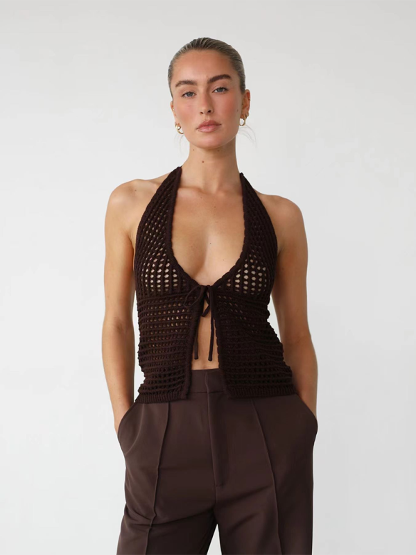Levoire | Élégant, sexy et confortable gilet à lacets avec le dos ouvert