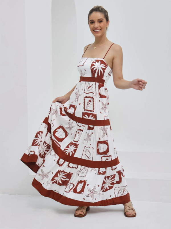 Levoire | Tempéramentale et décontractée robe à encolure asymétrique avec couture nette à l'épaule Tummansininen
