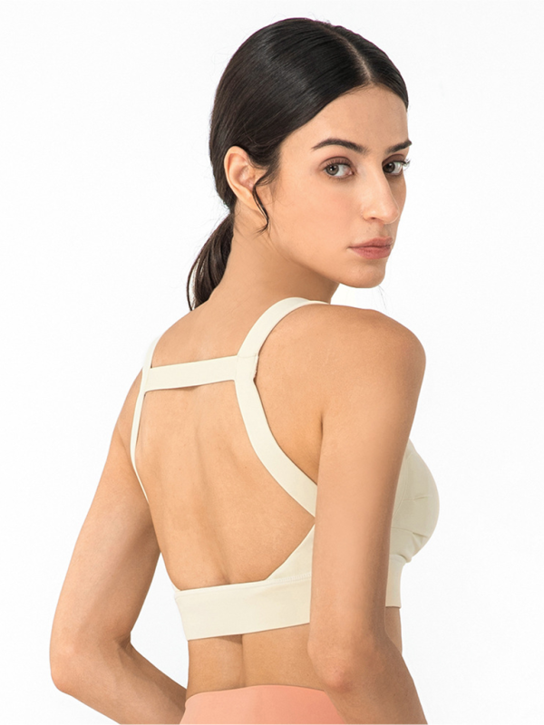 Levoire | Anti-Hohlrygg-correcteur de posture avec rembourrage de poitrine brassière de fitness soutien-gorge de dos top de yoga soutien-gorge