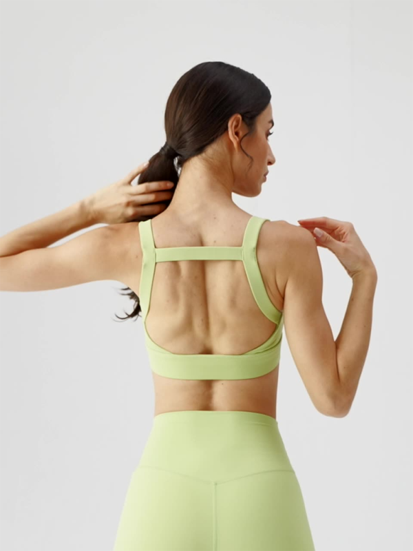 Levoire | Anti-Hohlrygg-correcteur de posture avec rembourrage de poitrine brassière de fitness soutien-gorge de dos top de yoga soutien-gorge