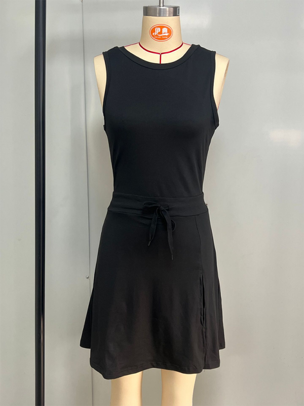 Levoire | Combinaison fitness tennis avec shorts intégrés maillot de corps dos nu sprank pantalon