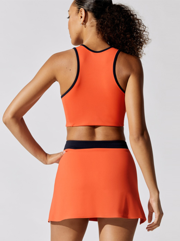 Levoire | Uusi femmes sport course yoga vêtements absorbant l'humidité respirant top (avec poche poitrine)
