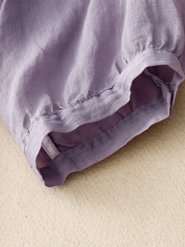 Levoire | Vintage V décolleté brodé T-shirt top