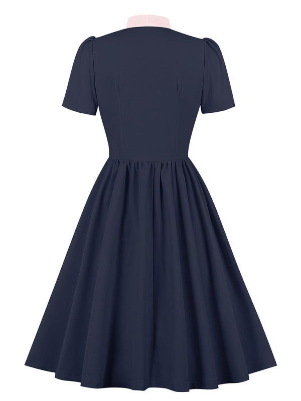Levoire | Robe en chiffon unie avec ceinture pour femmes